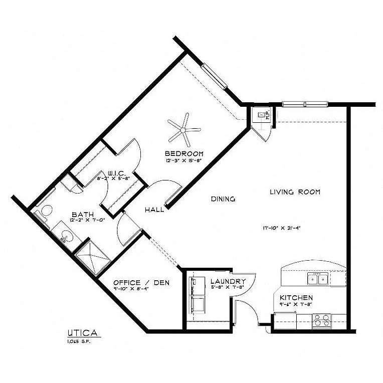 Floor plan Utica