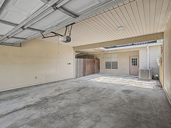 Garage and Patio