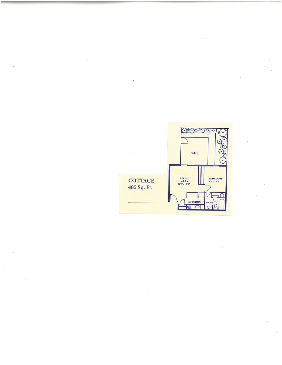 Floor plan Cottage