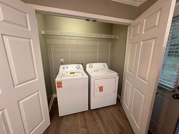New washer and dryer