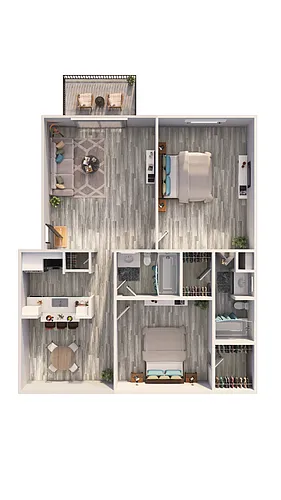 Floor plan B3