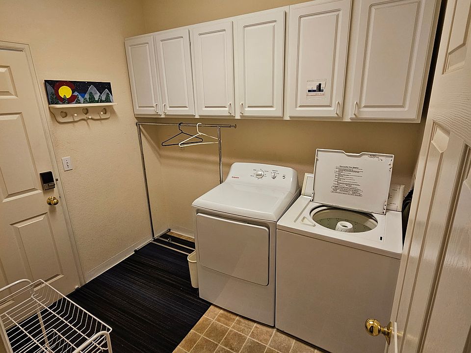 Entry from garage or main home into laundry area.