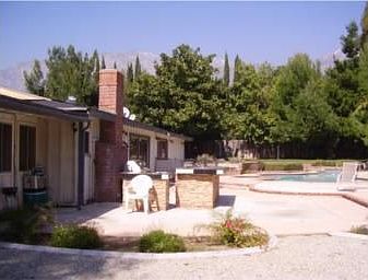 Back Yard, Party Island, Pool and outside shower and Gazebo
