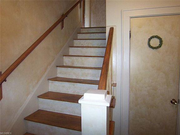 Wooden Steps in the Entry