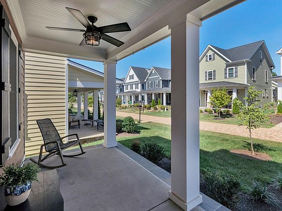 Porch overlooking the mews.