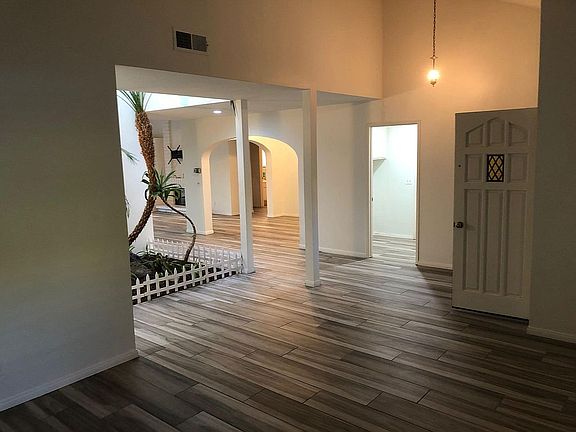 Living room and atrium.
