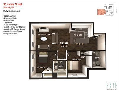 3rd image of 87 Halsey St #205