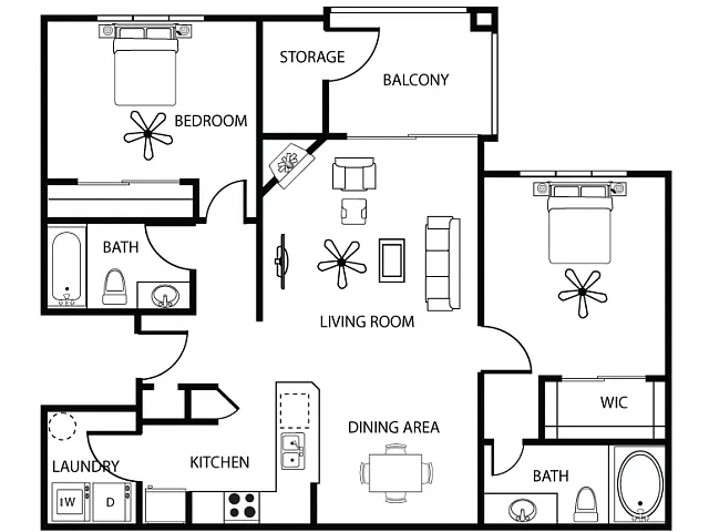 Floor plan Brescia 1