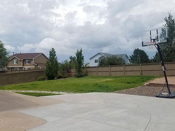 Back yard, large lot