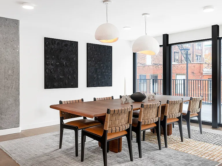 Resident Lounge Dining Area By Kitchen