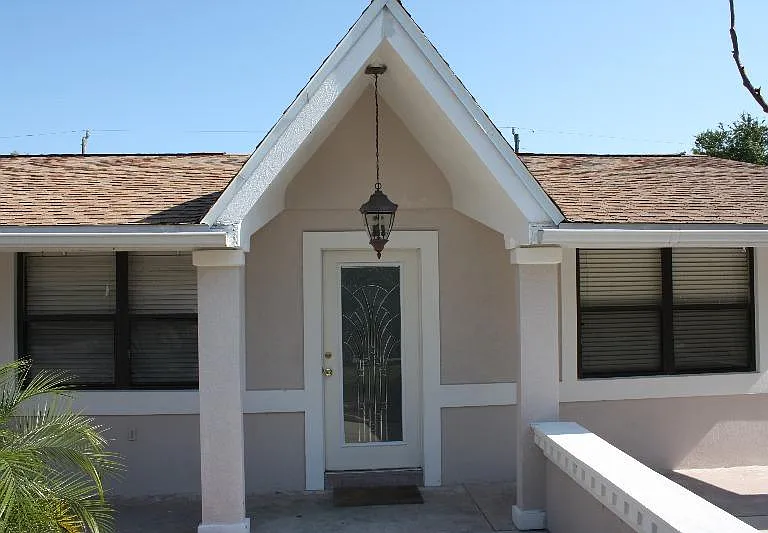 Front entry.