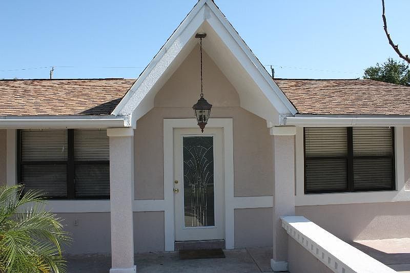 Front entry.