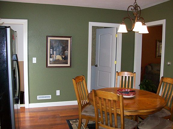 dining with half bath entry 