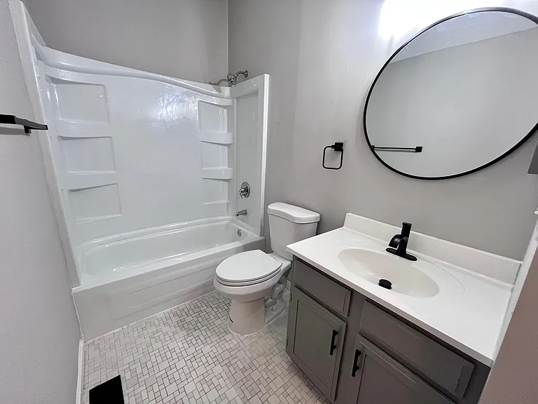 Updated master bathroom