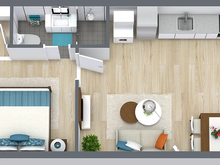 The Crest |NEWLY Renovated Studios, Lofts, 1, 2 & 3 Bedroom Homes Near the Beach — Photo 8