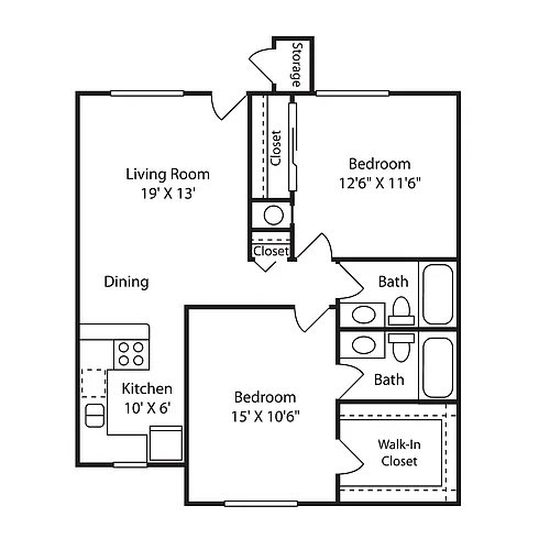 Floor plan Monterey-Platinum