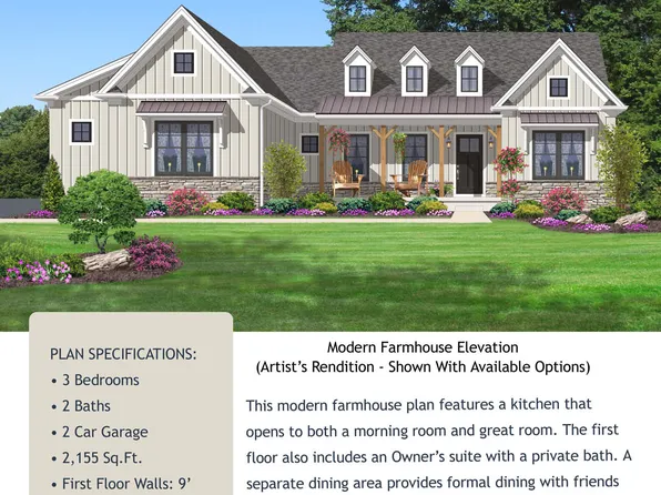 Hawthorn - Modern Farmhouse Plan, Old Orchard at Stones Crossing