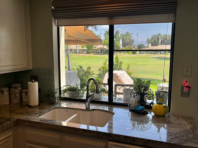 View of Fairway from kitchen