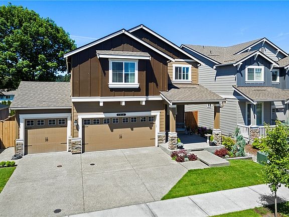Plenty of space in this 3 car attached garage.