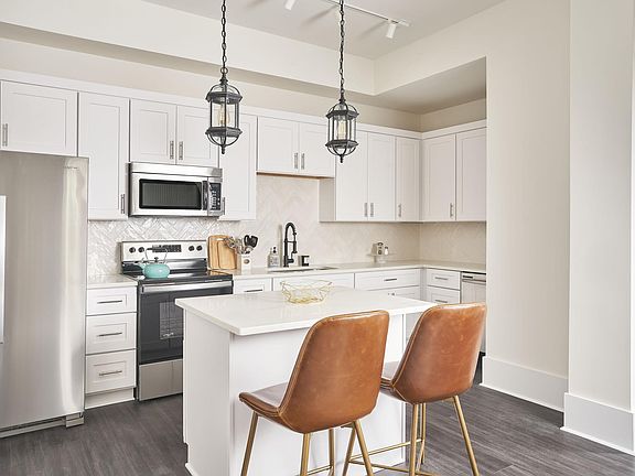 Big kitchen with an island