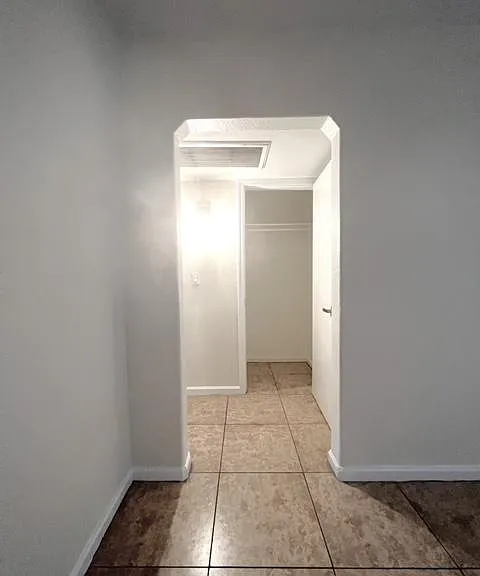Hallway from living room to bedrooms