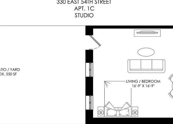 2nd image of 336 E 53rd St #A