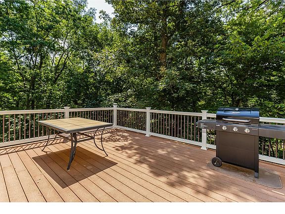 Composite Deck Surrounded by Trees