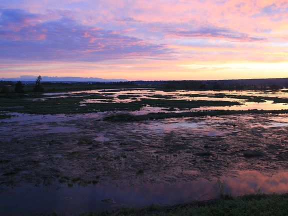 Sunset views from our porch 