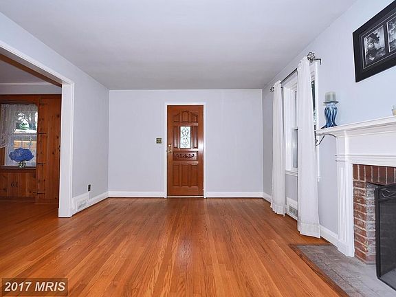 Living room views looking at front door