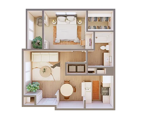 Floor plan Loblolly with Solarium