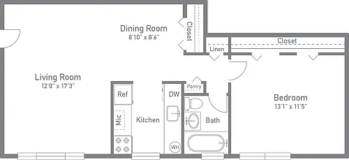 Floor plan The Oak