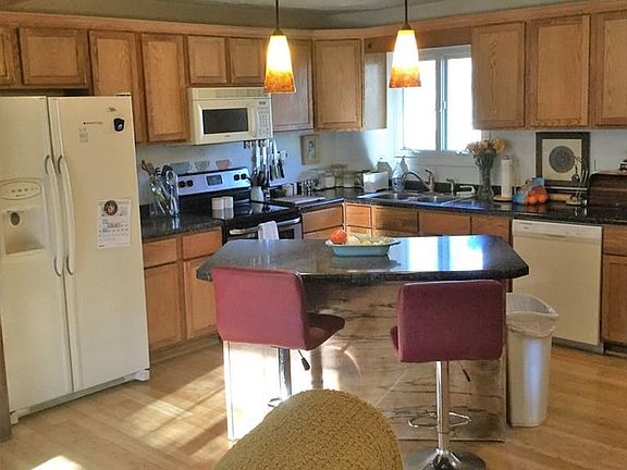 Kitchen with lots of storage space and great island.