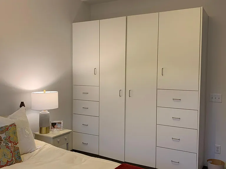Built in closet with drawers 2nd bedroom