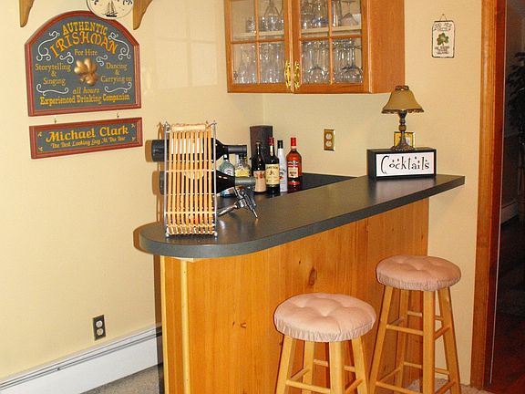 family room bar area