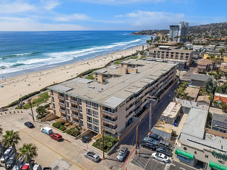 picture of building which is on oceanfront (front building)