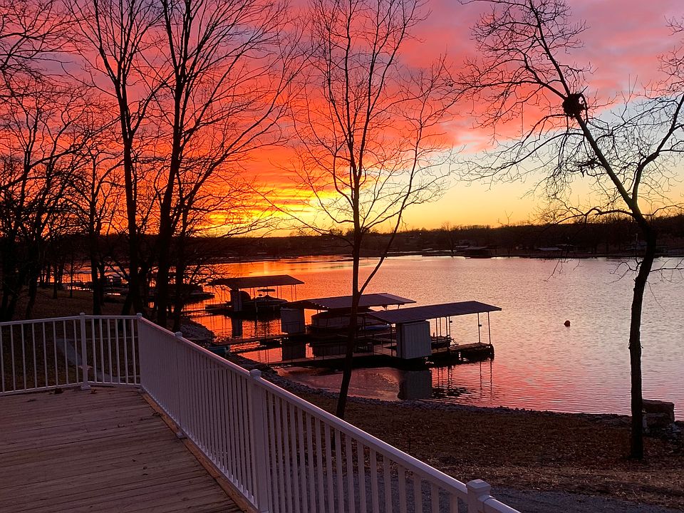 Sunset from covered deck