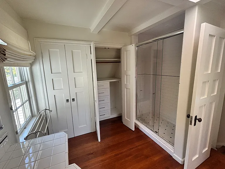 Upstairs primary Bathroom and Closet