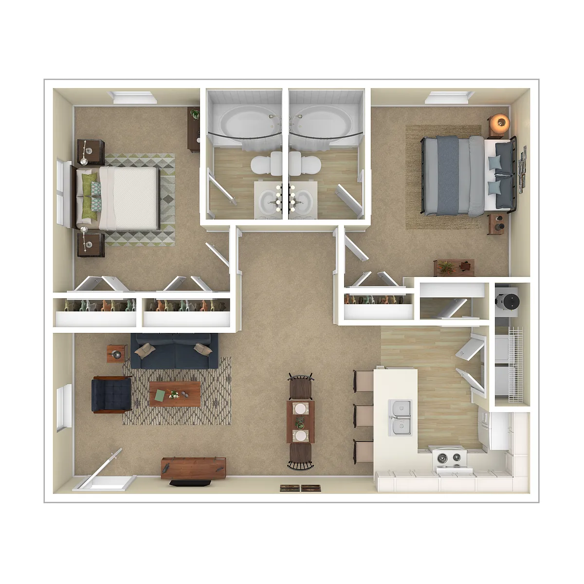 Floor plan 2-2-1