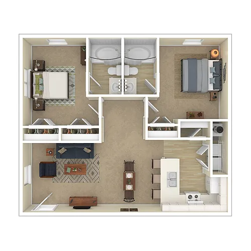 Floor plan 2-2-1