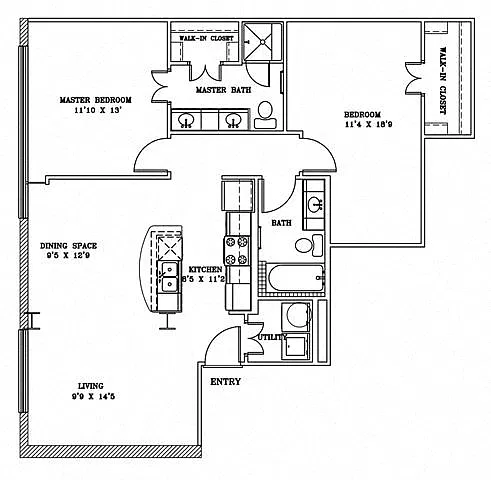 Floor plan 7B LOFTS