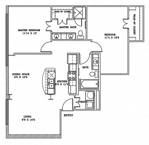 Floor plan 7B LOFTS