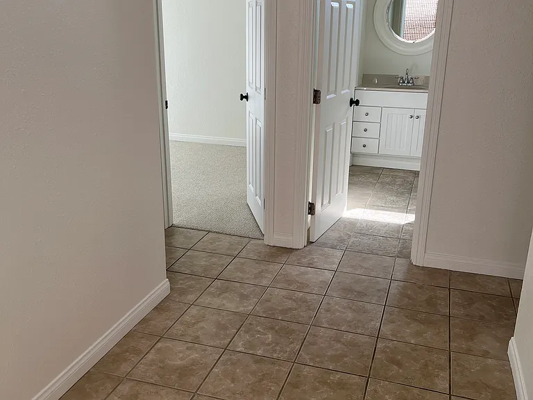Entry at the top of the stairs