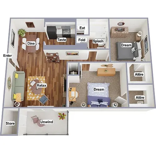 Floor plan B2