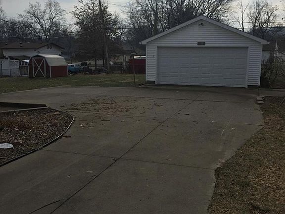 Detached two car garage 