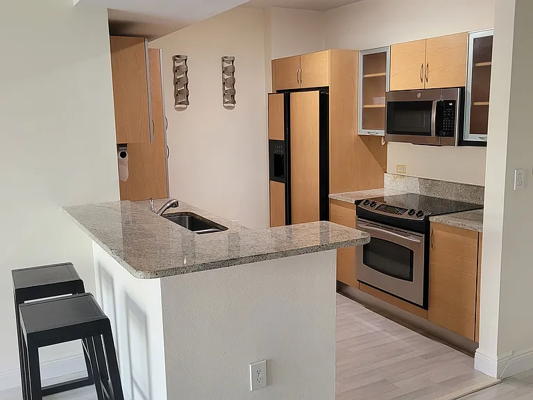 Kitchen and bar