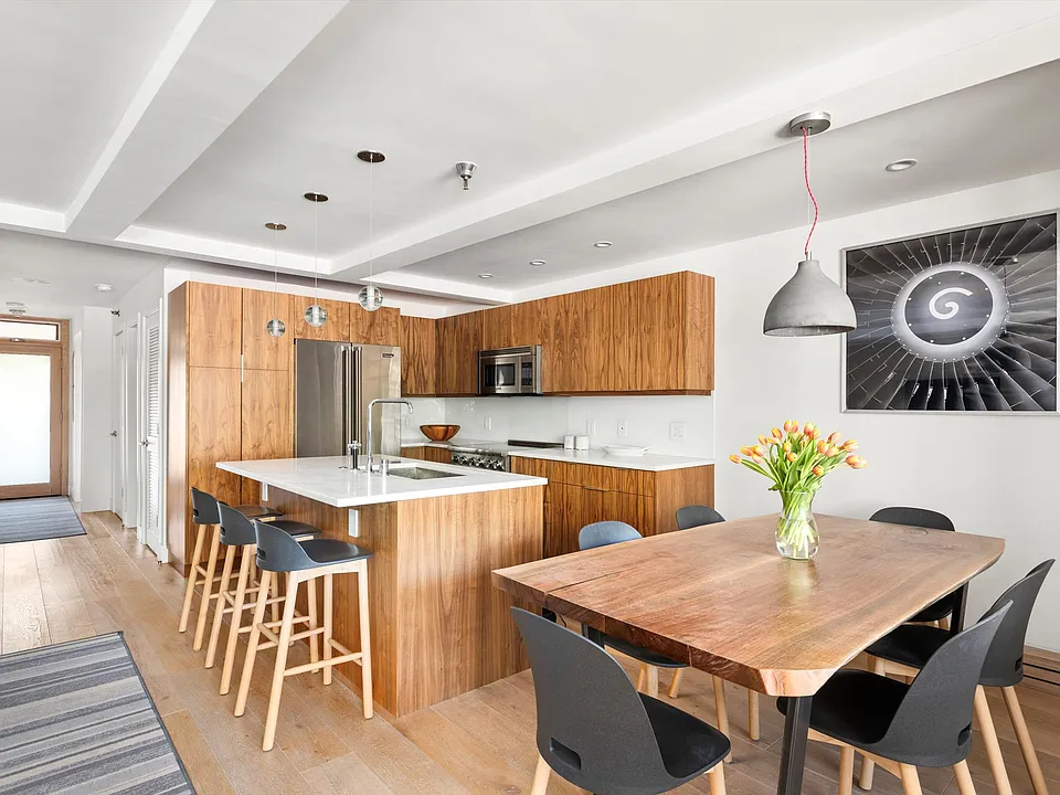 Seating at Bar and Dining Table