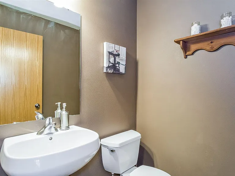 Main level half bath