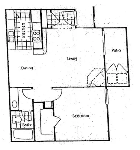 Floor plan 1X1