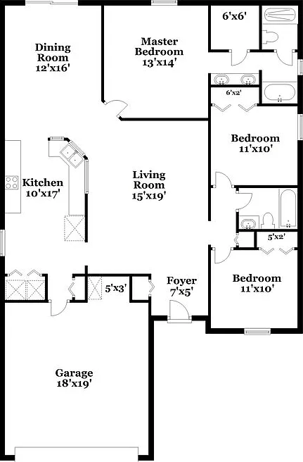 3 bed, 2.0 bath, 1632 sqft, $1,970 — Photo 2