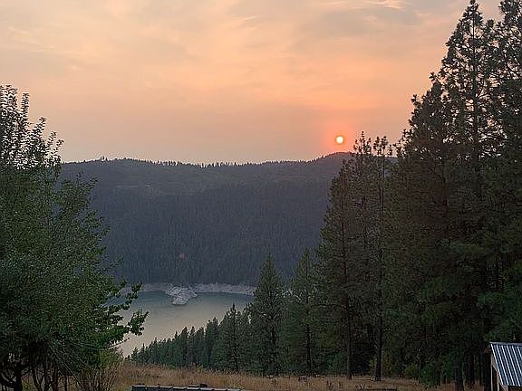 Sunset view from rear deck